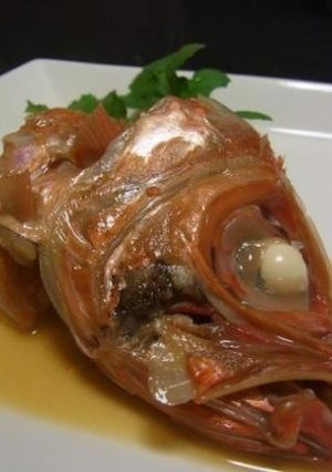 金目鯛の煮つけ（かぶと煮）-レシピのメイン写真