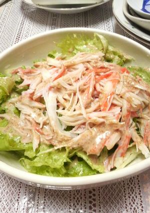 <3分料理!>レタスサラダ<簡単>-レシピのメイン写真