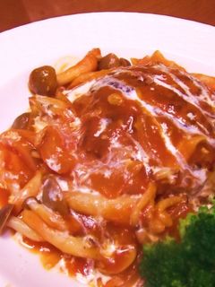 超楽♪ケチャップ煮込みハンバーグ 本格風-レシピのメイン写真