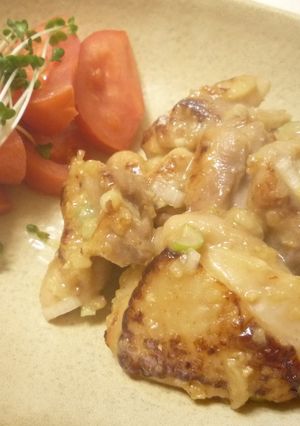 ✿鶏肉のねぎ味噌ソース絡め焼き✿-レシピのメイン写真
