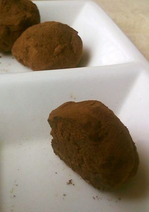 板チョコでカフェモカ・トリュフ-レシピのメイン写真