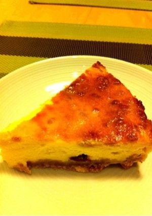 大人味ラムレーズンベイクドチーズケーキ-レシピのメイン写真