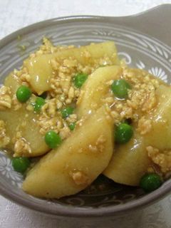 長芋のカレーそぼろ煮-レシピのメイン写真