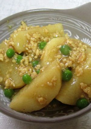 長芋のカレーそぼろ煮-レシピのメイン写真
