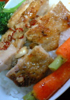 エスニックチキンのっけご飯-レシピのメイン写真