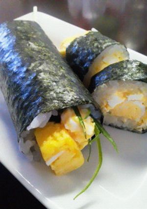 節分に♪ダブルたまごの恵方巻き-レシピのメイン写真