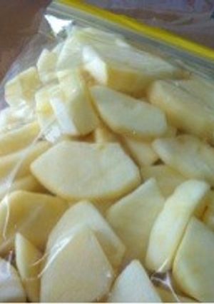 酸化を防ぐ♪冷凍リンゴ-レシピのメイン写真