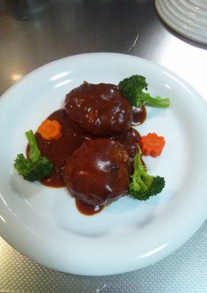 煮込みハンバーグ-レシピのメイン写真