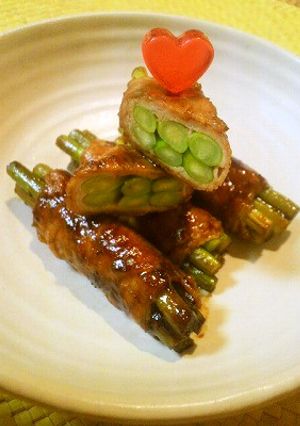 ✿誰でも簡単♬ニンニクの芽の肉巻き✿-レシピのメイン写真
