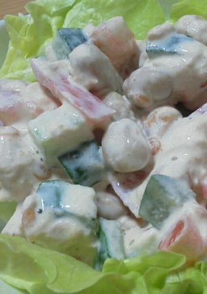 大豆が主役!!プロテインサラダ-レシピのメイン写真