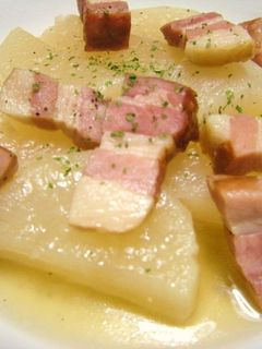 圧力鍋で簡単❤大根とベーコンのスープ煮❤-レシピのメイン写真