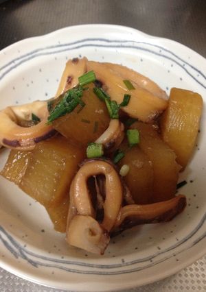 イカと大根の甘辛煮-レシピのメイン写真