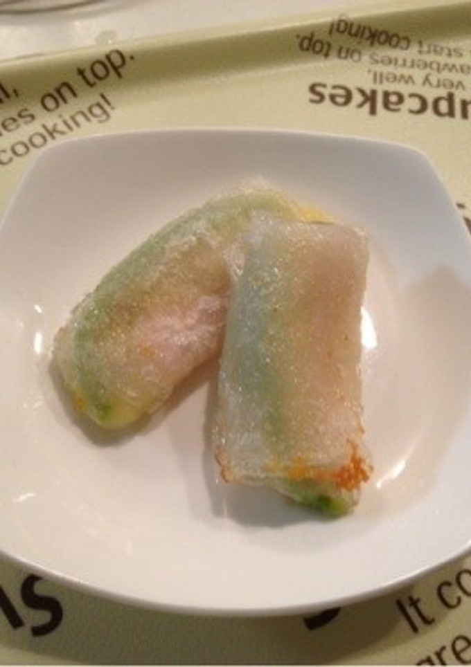 生春巻きの皮で焼き春巻き-レシピのメイン写真
