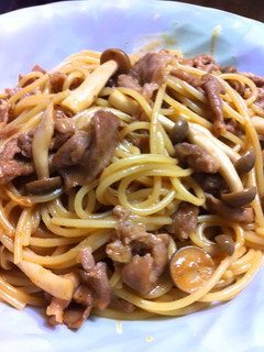 濃厚+スタミナ焼き肉のたれクリームパスタ-レシピのメイン写真