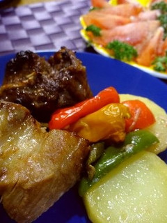 豚スペアリブと野菜のBBQソース焼き-レシピのメイン写真