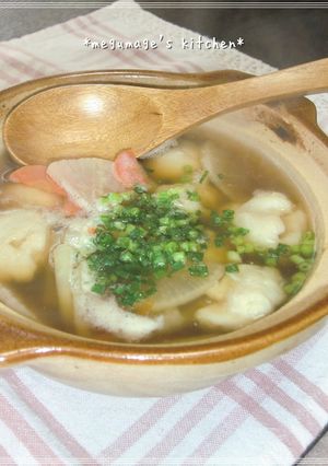 簡単そばがき汁♨-レシピのメイン写真