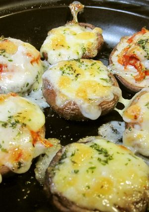 しいたけのキムマヨチ~ズ焼き-レシピのメイン写真