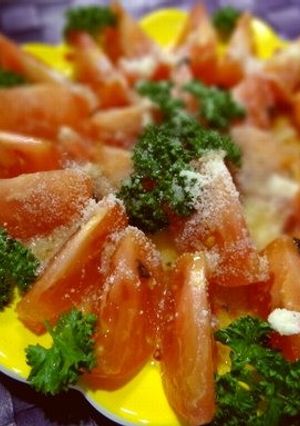 簡単すぎるトマトチーズサラダ-レシピのメイン写真