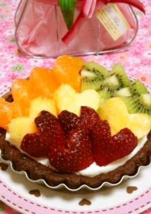 Ｗチョコで美味しい☆フルーツタルト-レシピのメイン写真