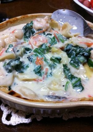 酒粕ホワイトソースdeグラタン-レシピのメイン写真
