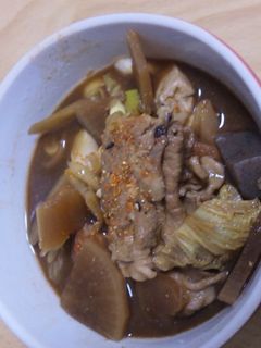 具だくさんの豚汁-レシピのメイン写真