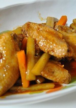 ☆韓国風 手羽中のコチュジャン煮-レシピのメイン写真
