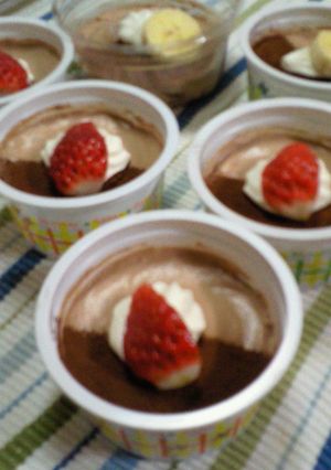 ふんわり☆チョコレートムース-レシピのメイン写真