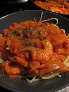 *濃厚な海老のトマトクリームパスタ*-レシピのメイン写真