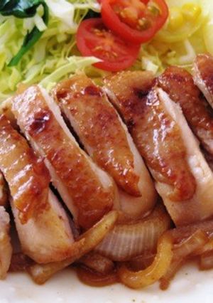 鶏肉と玉ねぎジューシー焼き-レシピのメイン写真