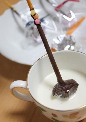 飲むポッキー？！ショコラショーポッキー♪-レシピのメイン写真