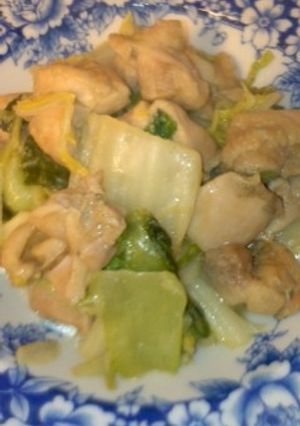 白菜と鶏もも肉のうまうまコンソメ(^^♪-レシピのメイン写真