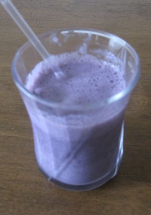 朝飲むブルーベリー豆乳ドリンク♪-レシピのメイン写真