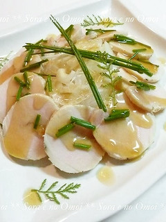 ルクルーゼで☆鶏ハム☆ハーブ-レシピのメイン写真