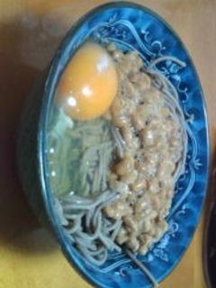 なったまそば★納豆+卵-レシピのメイン写真