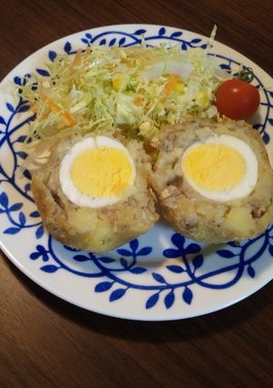 ☆じゃがいもでスコッチエッグ☆-レシピのメイン写真