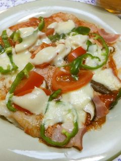 お餅でピザ!-レシピのメイン写真