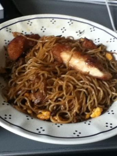 ニラ玉焼きそば-レシピのメイン写真