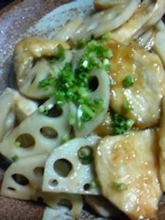 鶏むね肉と蓮根の甘酢炒め-レシピのメイン写真