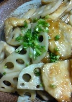 鶏むね肉と蓮根の甘酢炒め-レシピのメイン写真
