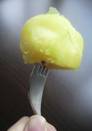 楽々あつあつじゃがいもの皮のむき方-レシピのメイン写真