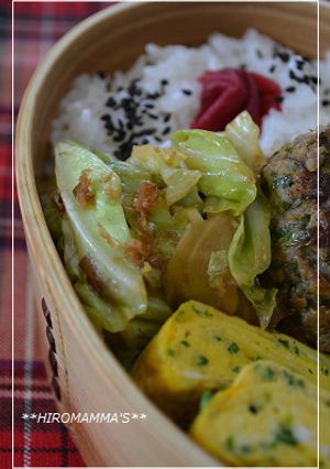 お弁当にちゃちゃっとキャベツのおかか炒め-レシピのメイン写真