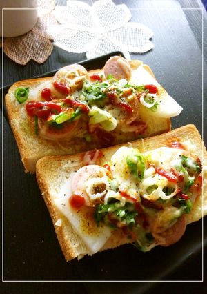 塩麹×じゃが芋×魚ニソのカレートースト-レシピのメイン写真