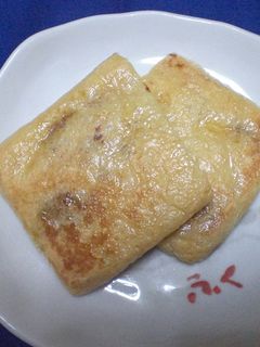 油揚げin納豆焼き-レシピのメイン写真