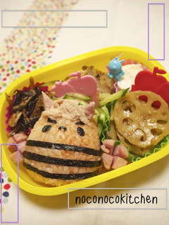 節分に♡赤鬼さんキャラ弁♡-レシピのメイン写真