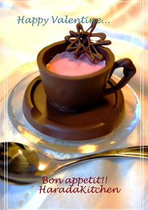 バレンタインに✿簡単コーヒーカップチョコ-レシピのメイン写真