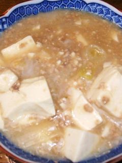 金ごま純ねりごま入り我が家の麻婆豆腐-レシピのメイン写真
