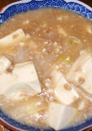 金ごま純ねりごま入り我が家の麻婆豆腐-レシピのメイン写真