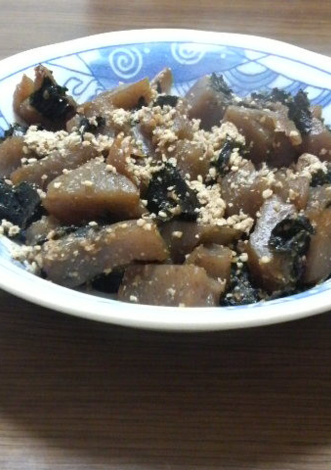 簡単♪コンニャクの焼き肉のタレ炒め-レシピのメイン写真