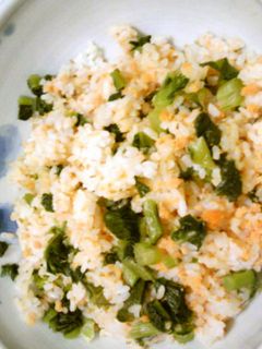 鮭と野沢菜の混ぜご飯-レシピのメイン写真