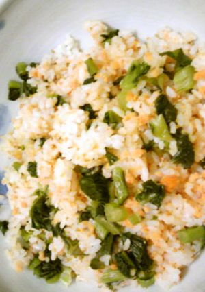 鮭と野沢菜の混ぜご飯-レシピのメイン写真